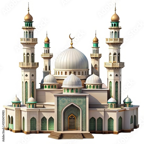 Islam on white background5 photo