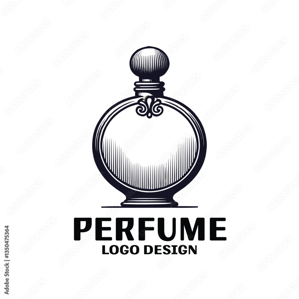 Fototapeta premium Perfume Vector Logo Design