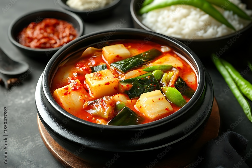 Spicy Korean Kimchi Stew - A Flavorful Culinary Delight Spicy Korean Kimchi Stew - A Flavorful Culinary Delight