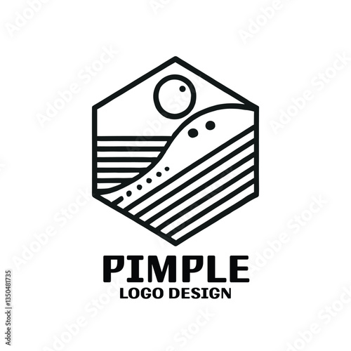 Pimple Vector Logo Design