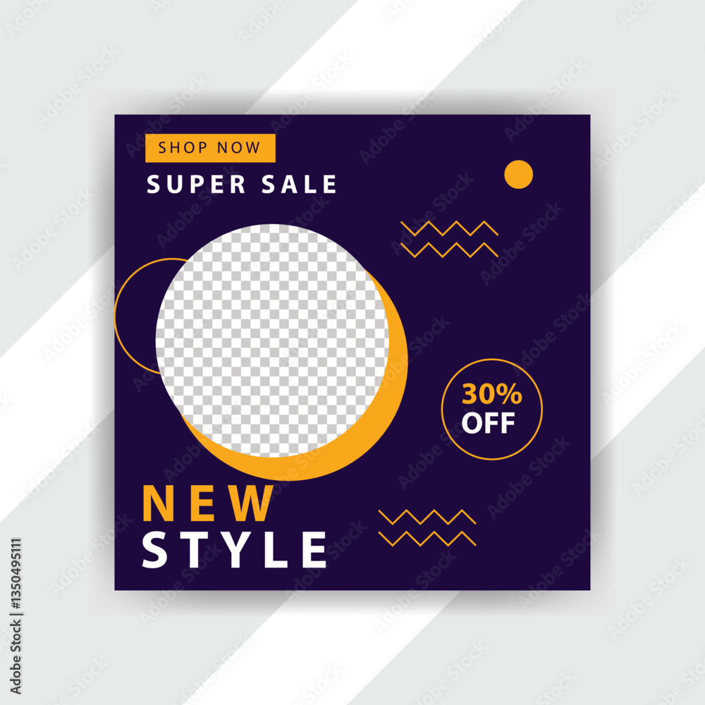Modern Sale Banner for New Style Modern Sale Banner for New Style
