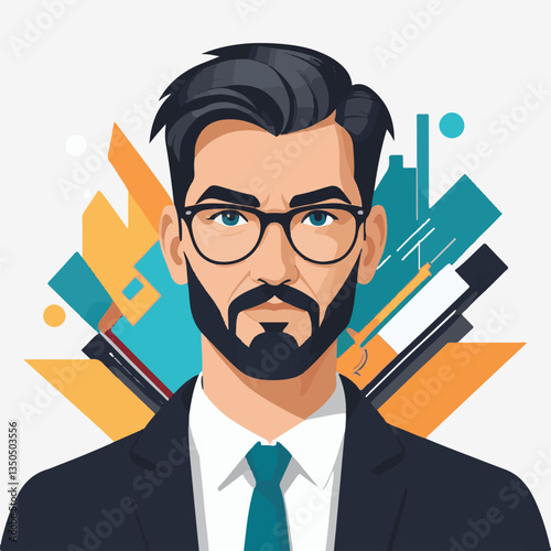 employee appreciation day, investment solution, copy space, confident man, lawyer office, finance management, boss, 40 40s, arms crossed, team, middle age, work, company formal, elder aged, latin hisp