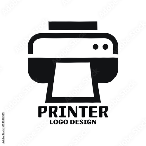 Printer Vector Logo Design