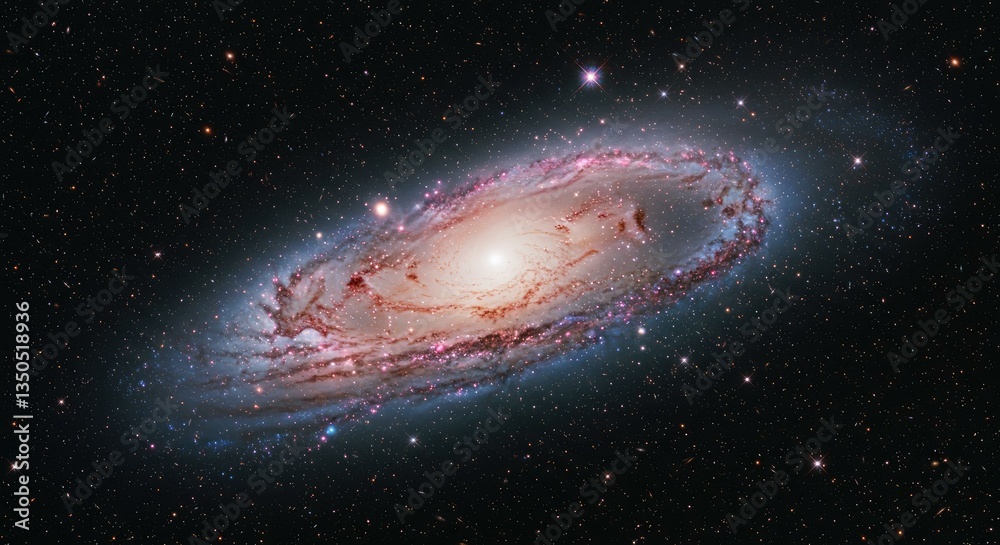 Obraz premium cosmic spiral standard scale