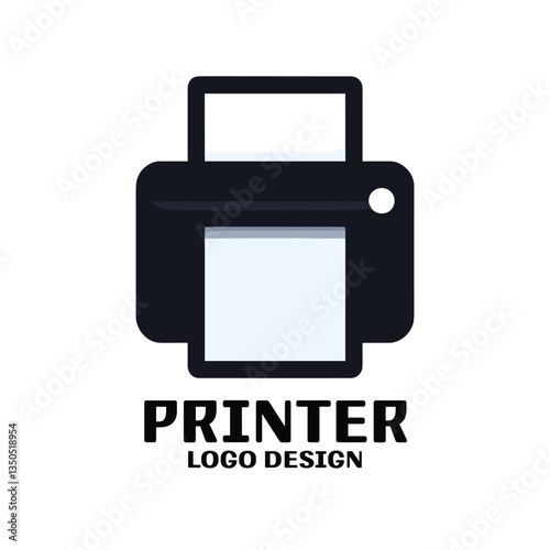 Printer Vector Logo Design