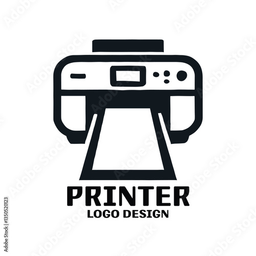 Printer Vector Logo Design