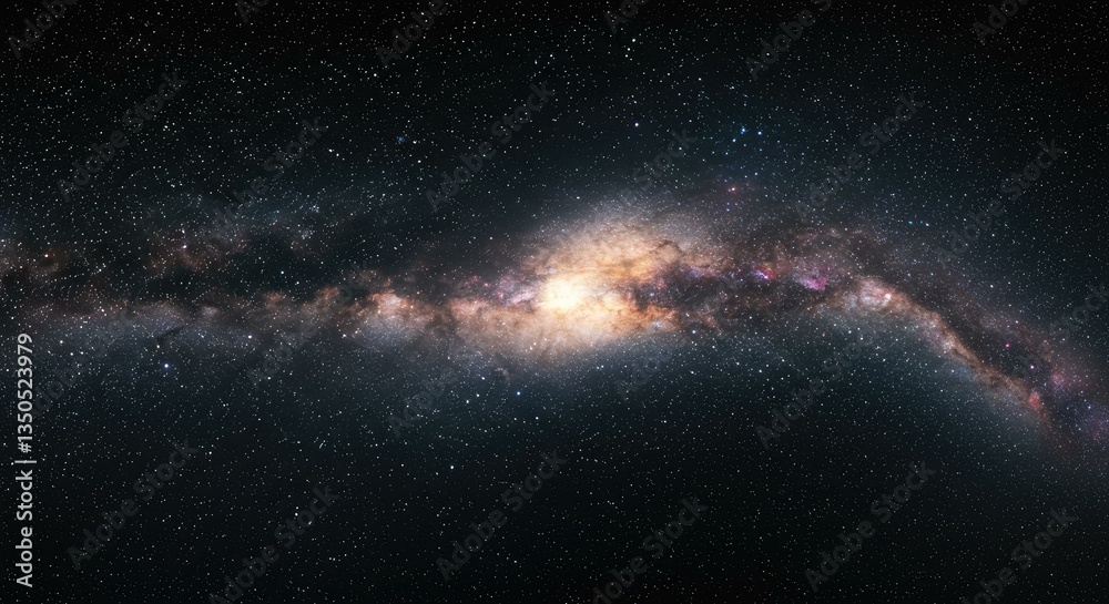 Fototapeta premium nebula constellation standard scale