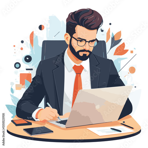 employee appreciation day, investment solution, copy space, confident man, lawyer office, finance management, boss, 40 40s, arms crossed, team, middle age, work, company formal, elder aged, latin hisp
