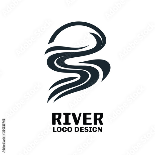 River Vector Logo Design