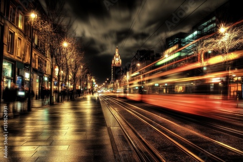 O'Connell Street, located in the heart of Dublin, is a vibrant and historic thoroughfare.