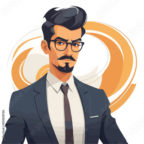employee appreciation day, investment solution, copy space, confident man, lawyer office, finance management, boss, 40 40s, arms crossed, team, middle age, work, company formal, elder aged, latin hisp