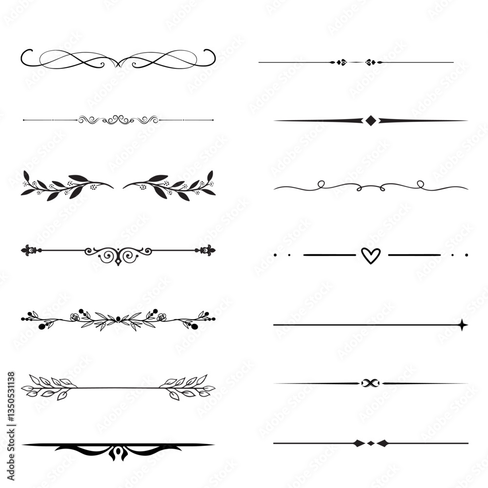 Decorative line icon 