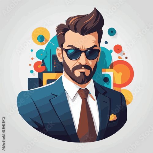 employee appreciation day, investment solution, copy space, confident man, lawyer office, finance management, boss, 40 40s, arms crossed, team, middle age, work, company formal, elder aged, latin hisp
