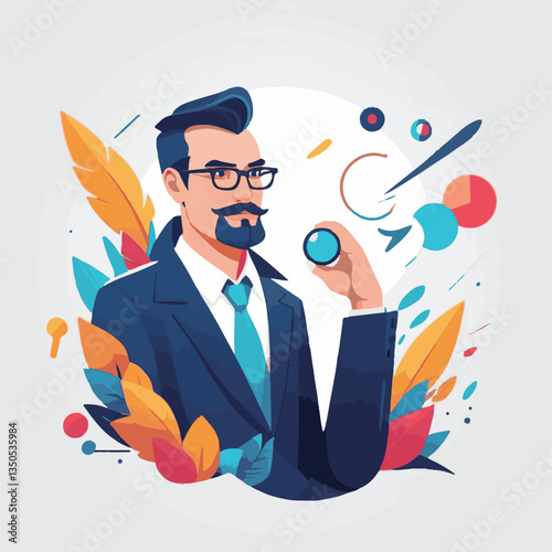 employee appreciation day, investment solution, copy space, confident man, lawyer office, finance management, boss, 40 40s, arms crossed, team, middle age, work, company formal, elder aged, latin hisp