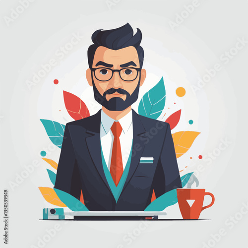 employee appreciation day, investment solution, copy space, confident man, lawyer office, finance management, boss, 40 40s, arms crossed, team, middle age, work, company formal, elder aged, latin hisp