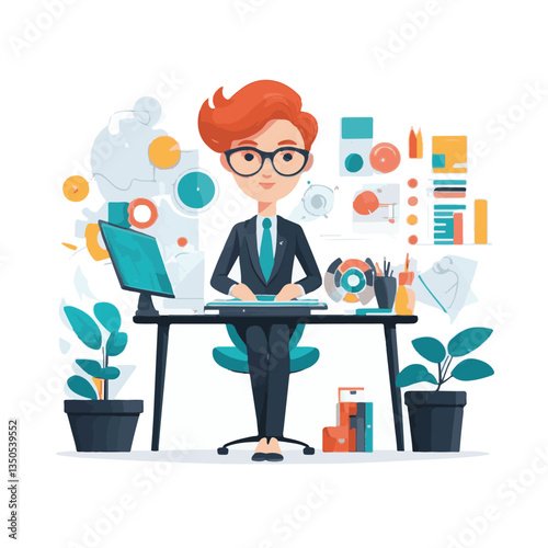 employee appreciation day, investment solution, copy space, confident man, lawyer office, finance management, boss, 40 40s, arms crossed, team, middle age, work, company formal, elder aged, latin hisp