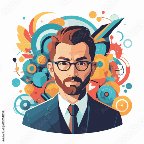 employee appreciation day, investment solution, copy space, confident man, lawyer office, finance management, boss, 40 40s, arms crossed, team, middle age, work, company formal, elder aged, latin hisp