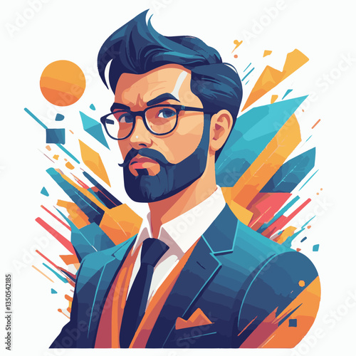 employee appreciation day, investment solution, copy space, confident man, lawyer office, finance management, boss, 40 40s, arms crossed, team, middle age, work, company formal, elder aged, latin hisp
