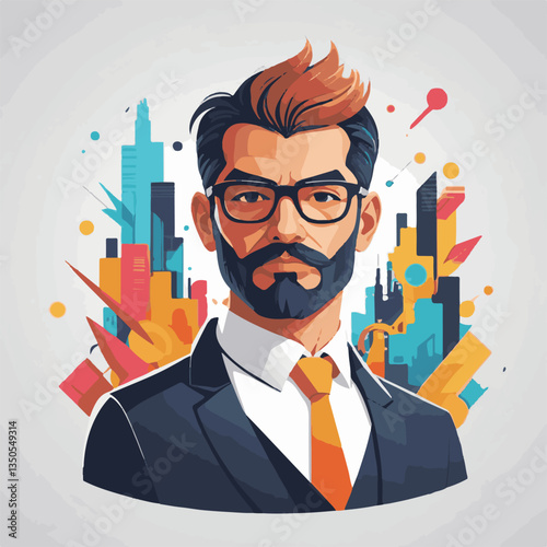 employee appreciation day, investment solution, copy space, confident man, lawyer office, finance management, boss, 40 40s, arms crossed, team, middle age, work, company formal, elder aged, latin hisp