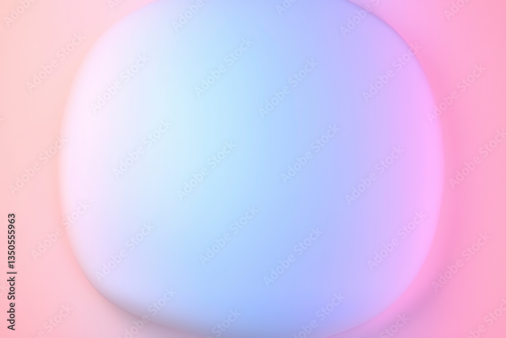 Abstract Pastel Round Shape on Pink Background Abstract Pastel Round Shape on Pink Background