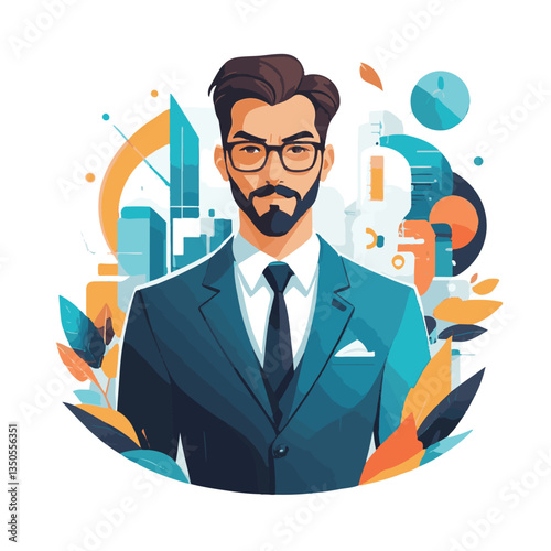 employee appreciation day, investment solution, copy space, confident man, lawyer office, finance management, boss, 40 40s, arms crossed, team, middle age, work, company formal, elder aged, latin hisp