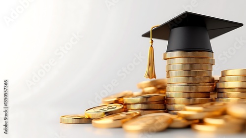 Graduation Gold Coin Pile, Education
