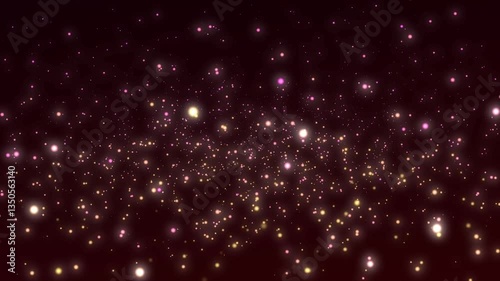 Wallpaper Mural Particles, 4K, gradient, special effects, animation, background, material, nature, motion, simple, pattern, effect, fantasy, space, video material, glow, stylish, bright, red, white, pink, collection Torontodigital.ca