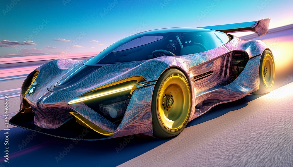 Fototapeta premium Admire the eco-friendly designs of tomorrow's vehicles. 