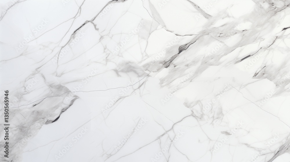 Obraz premium A white marble background with faint gray veins.