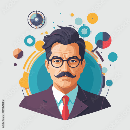employee appreciation day, investment solution, copy space, confident man, lawyer office, finance management, boss, 40 40s, arms crossed, team, middle age, work, company formal, elder aged, latin hisp