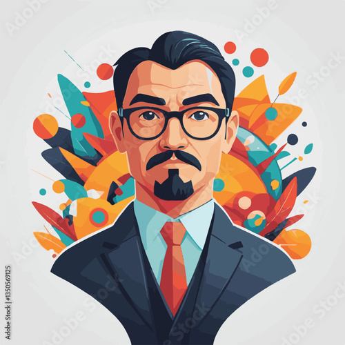 employee appreciation day, investment solution, copy space, confident man, lawyer office, finance management, boss, 40 40s, arms crossed, team, middle age, work, company formal, elder aged, latin hisp