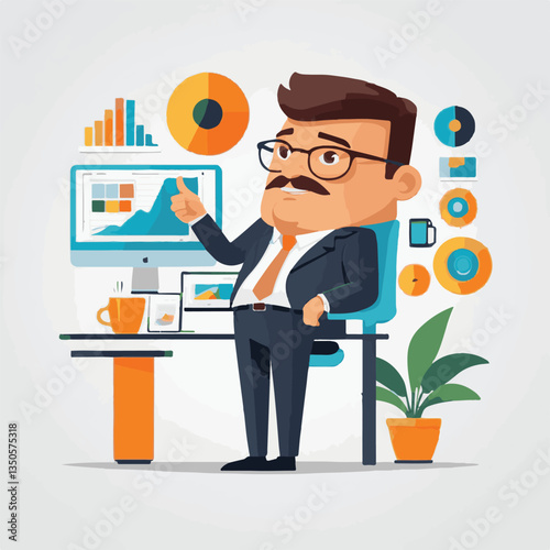 employee appreciation day, investment solution, copy space, confident man, lawyer office, finance management, boss, 40 40s, arms crossed, team, middle age, work, company formal, elder aged, latin hisp