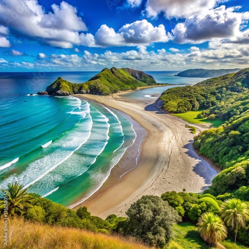 Beach is one of the most beautiful beach in natural background.