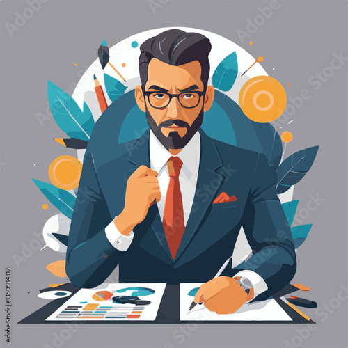 employee appreciation day, copy space, investment solution, 40 40s, boss, finance management, confident man, lawyer office, business, older adult, middle age, group, satisfied person, person, teamwork