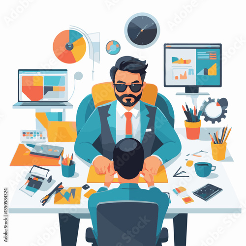employee appreciation day, copy space, investment solution, 40 40s, boss, finance management, confident man, lawyer office, business, older adult, middle age, group, satisfied person, person, teamwork