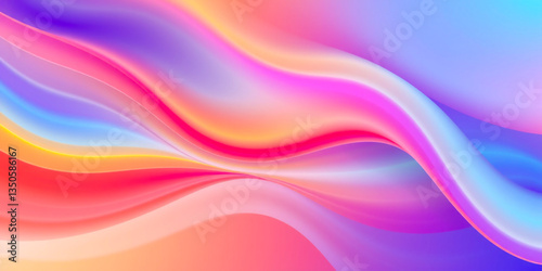 Wallpaper Mural Seamless Abstract Wave Background Featuring a Smooth Gradient Transition, Blending Soft Colors for a Sleek and Elegant Visual Effect Torontodigital.ca