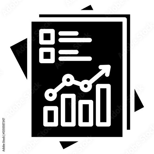 Statistics Glyph Icon