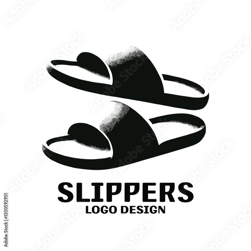 Slippers Vector Logo Design