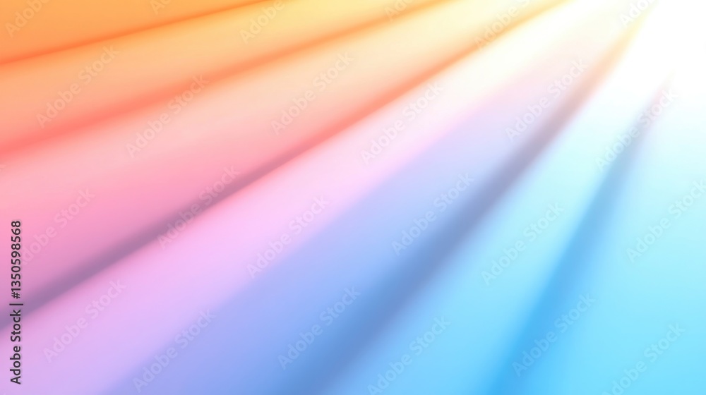 Obraz premium Abstract gradient color rays