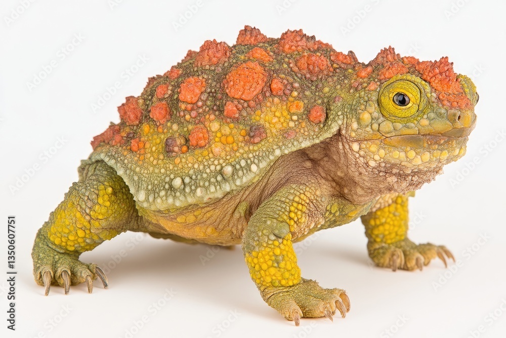 Obraz premium Colorful, unique amphibian with vibrant scales
