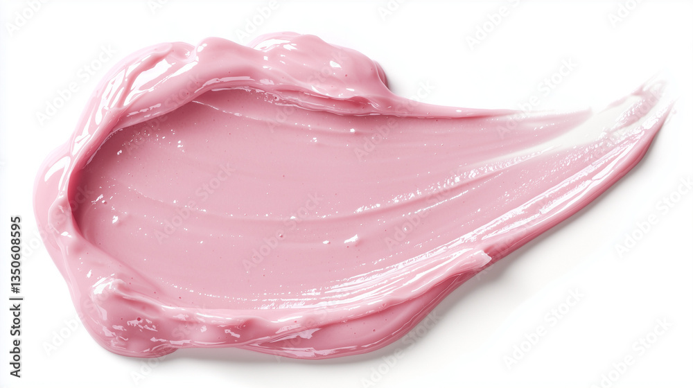 Pink Cream Swirl Beauty Product Texture Cosmetic Sample Skincare Makeup Paste Gel Pink Cream Swirl Beauty Product Texture Cosmetic Sample Skincare Makeup Paste Gel