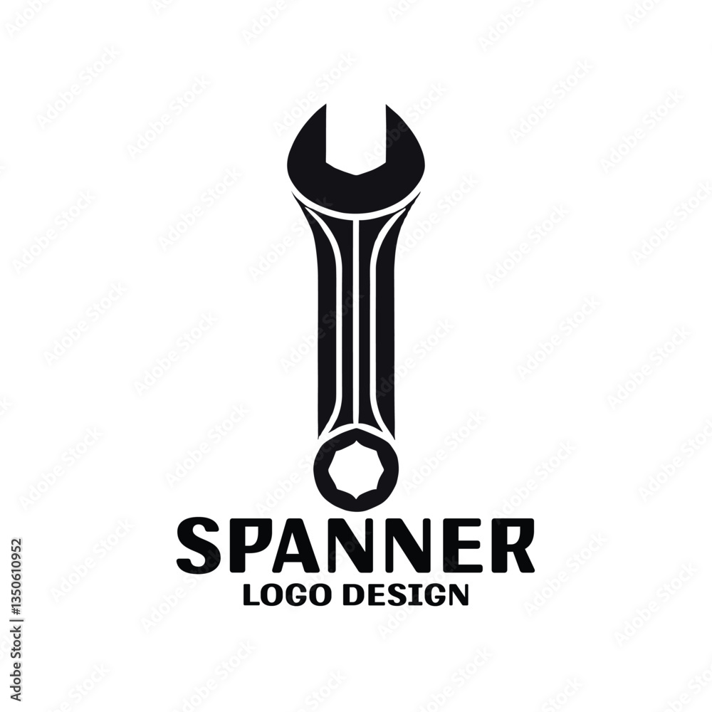 Spanner Vector Logo Design Spanner Vector Logo Design
