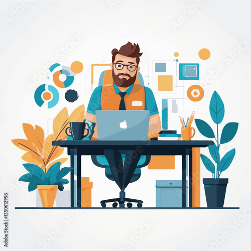 employee appreciation day, copy space, investment solution, 40 40s, boss, finance management, confident man, lawyer office, business, older adult, middle age, group, satisfied person, person, teamwork