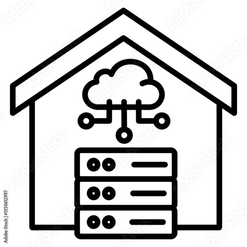 data warehouse icon