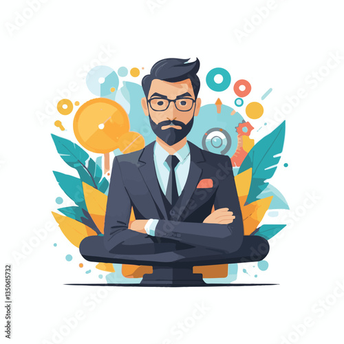 employee appreciation day, copy space, investment solution, 40 40s, boss, finance management, confident man, lawyer office, business, older adult, middle age, group, satisfied person, person, teamwork