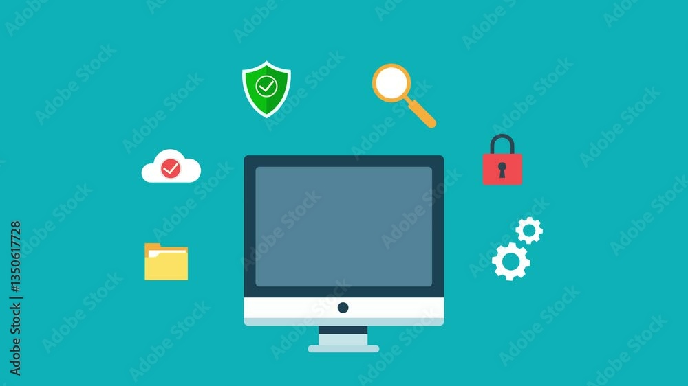 animation advanced digital safety.Internet Security Measures for Protecting Data in the Cyber World.animated data secure from virus,firewall animation advanced digital safety.Internet Security Measures for Protecting Data in the Cyber World.animated data secure from virus,firewall
