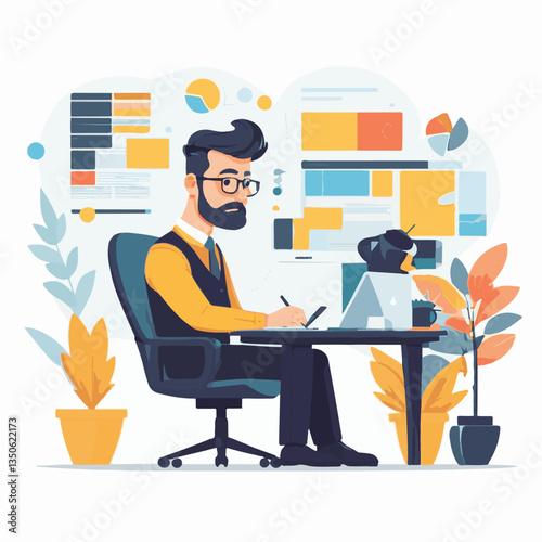 employee appreciation day, copy space, investment solution, 40 40s, boss, finance management, confident man, lawyer office, business, older adult, middle age, group, satisfied person, person, teamwork