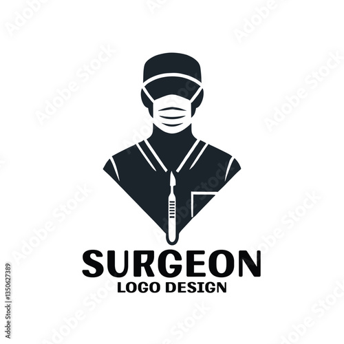 Surgeon Vector Logo Design