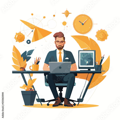 employee appreciation day, copy space, investment solution, 40 40s, boss, finance management, confident man, lawyer office, business, older adult, middle age, group, satisfied person, person, teamwork