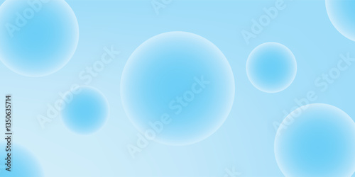 Abstract geometric background gradient soft light blue bokeh for Graphic Business background hitech technology digital design illustration web template background backdrop desktop wallpaper bubbles